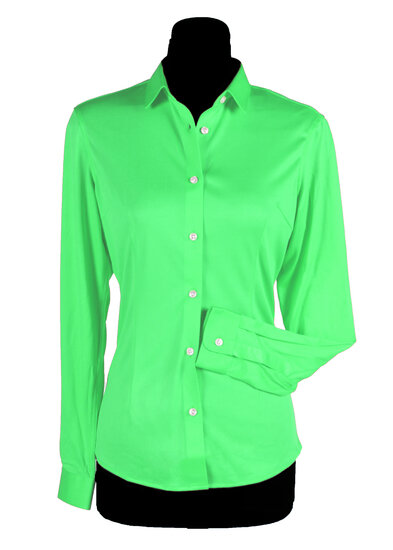 Blouse neon groen dames