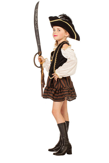 Piraat jurkje meisjes