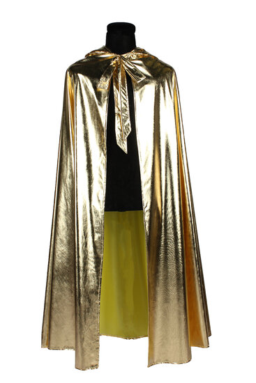 Venetiaanse cape luxe met capuchon goud