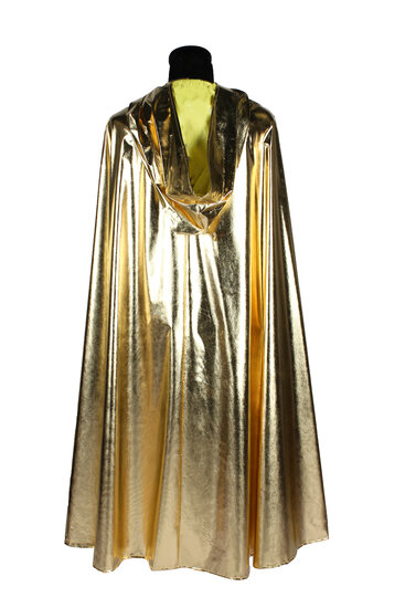 Venetiaanse cape luxe met capuchon goud