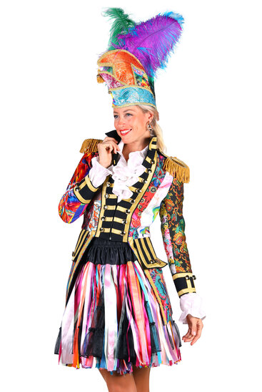 Dames carnavalsjas patchwork 