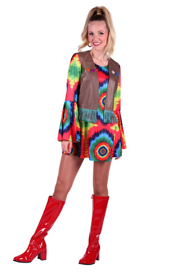 Hippie jurk Luna of Moon dames