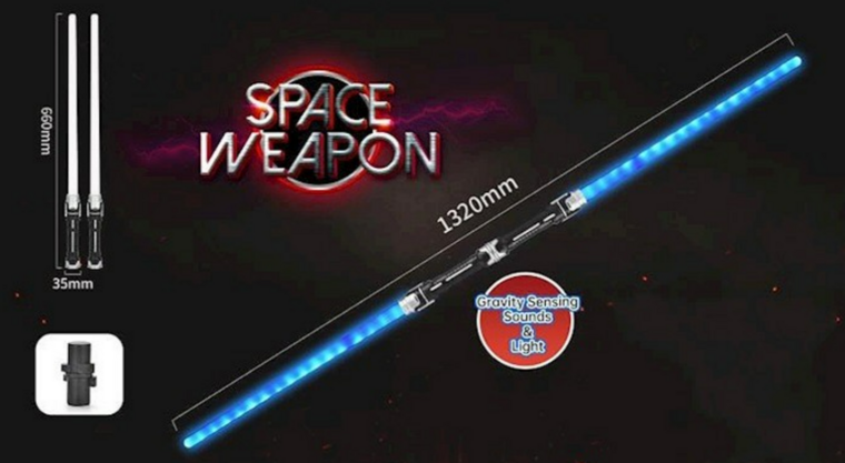Laser zwaard Galactica blauw