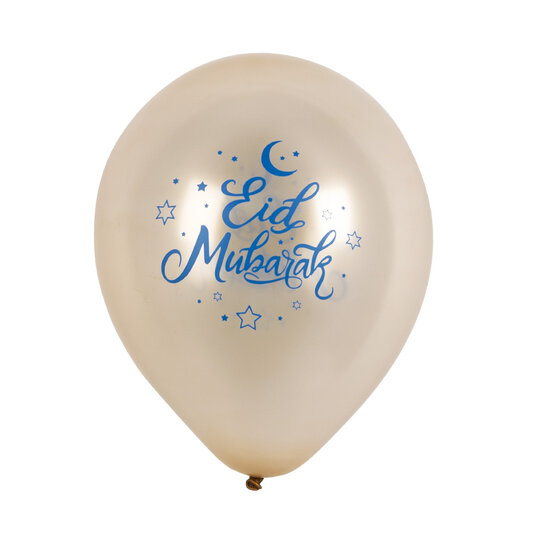 Eid Mubarak Ballonnen 6 stuks