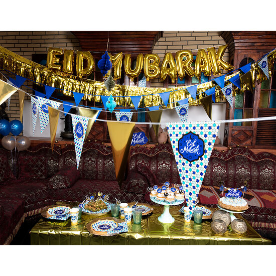 Eid Mubarak Hangdecoratie 3 stuks