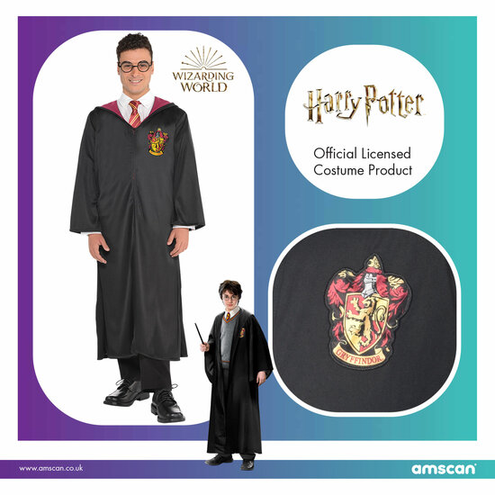 Harry Potter Volwassenkostuum Gryffindor licentie