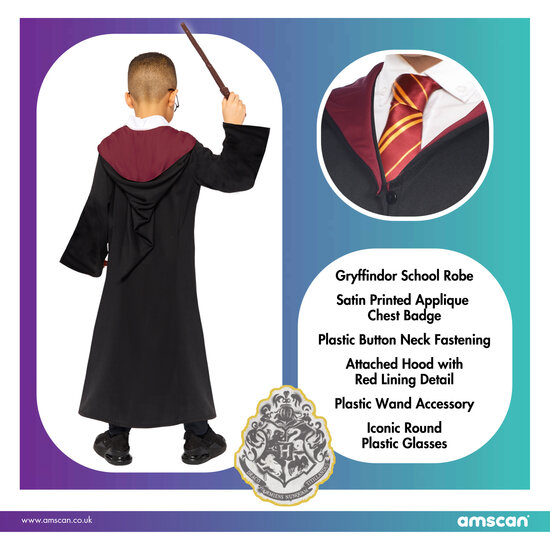 Harry Potter kinderkostuum Gryffindor licentie