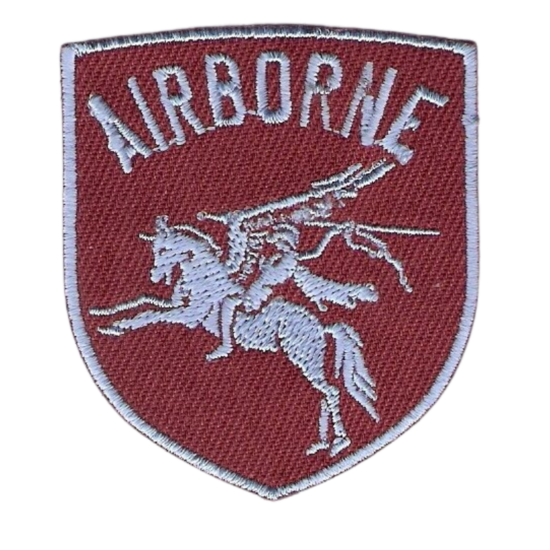 Airborne pegasus embleem rond