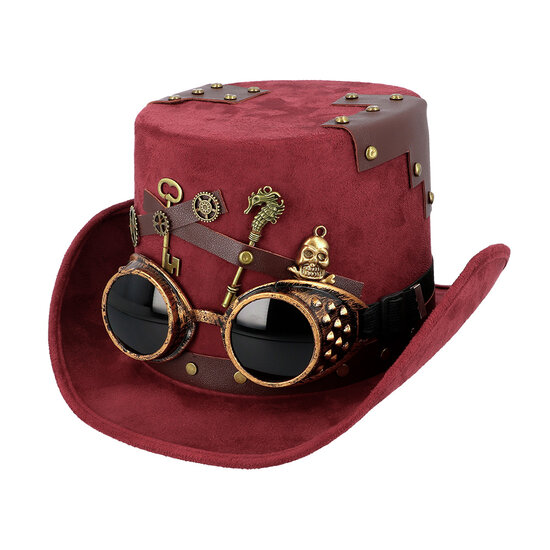 Steampunk hoed Keypunk