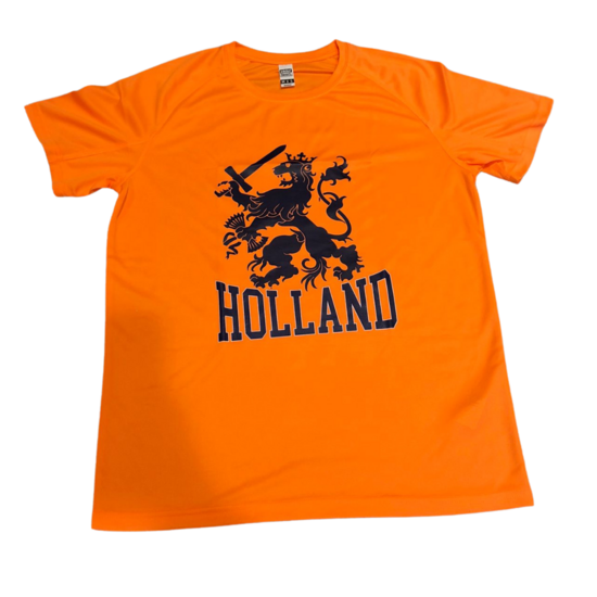 T-shirt Holland Leeuw Sportshirt Volwassenen