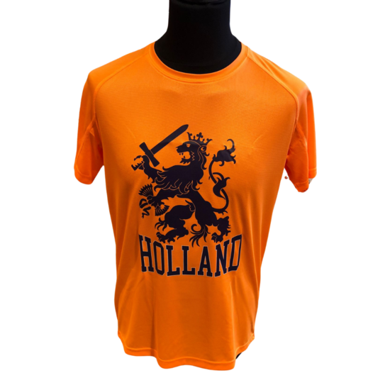 T-shirt Holland Leeuw Sportshirt Volwassenen