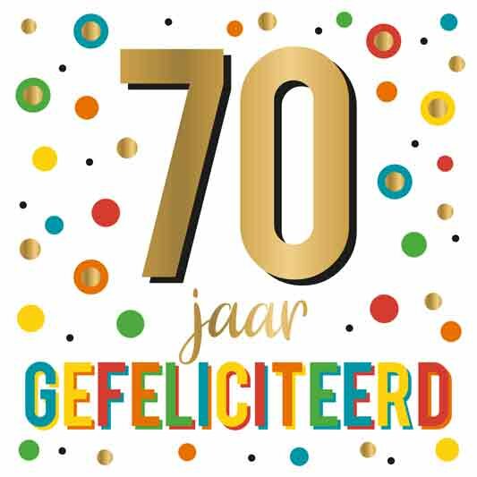 Verjaardagskaart - Daisy XL - 70 jaar