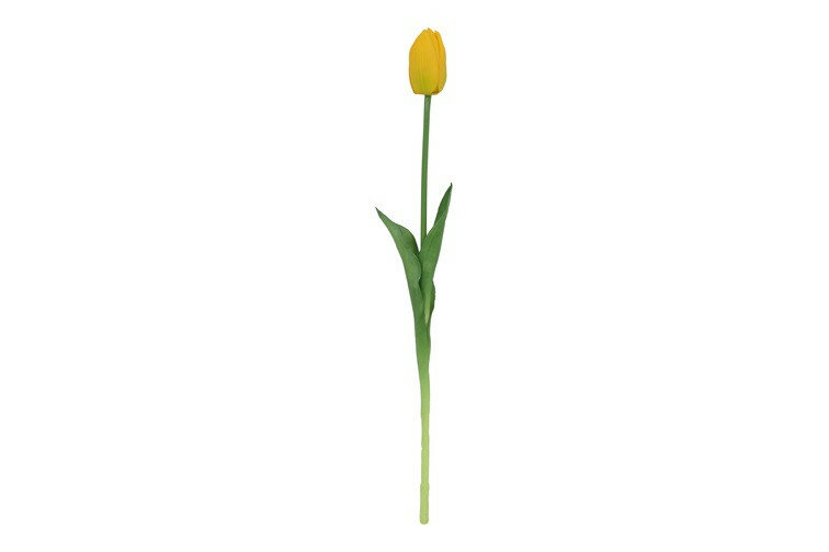 Kunstbloem Tulp - Geel - Zijdebloem