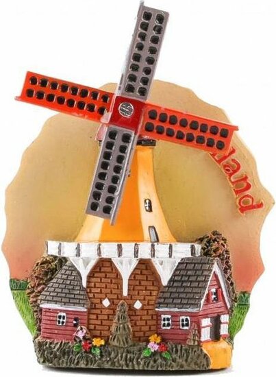 Magneet molen geel Holland