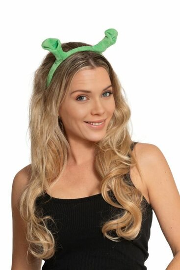 Hoofband Ogre Groen - Diadeem Bekende Personage