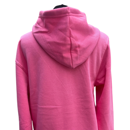 Hoodie Roze Embossed - Amsterdam Bike Town - Katoen - Volwassenen