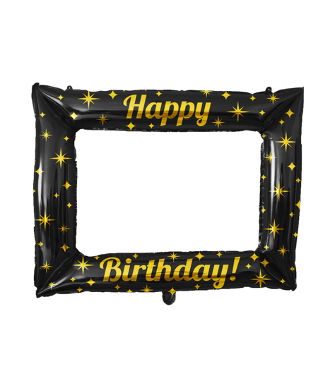 Gefeliciteerd Photo Frame - Happy Birthday - Goud-Zwart