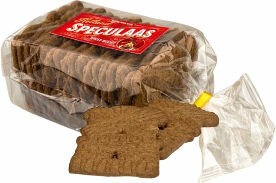 Blik met speculaas tulpen groen