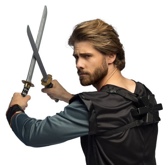Ninja Zwaarden Set - Samurai Set - Zwaarden met Houder - 2 stuks
