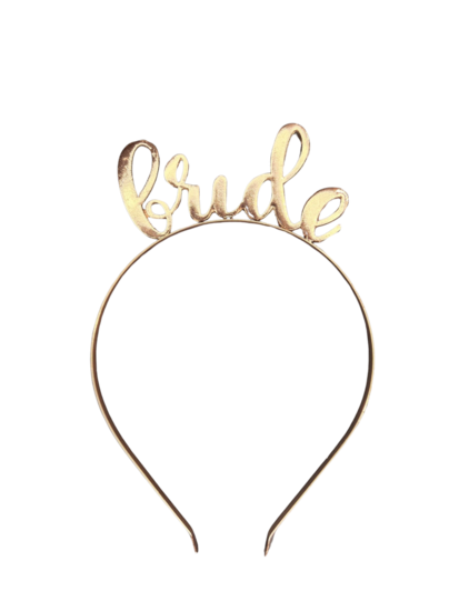 Diadeem Vrijgezellen Feest - Bride - Rosé Goud