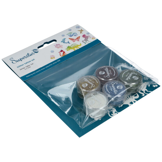 Glitterset - Winter - Glitter Tattoo - 5 stuks