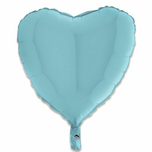 Folieballon Hart - Lichtblauw - 45 cm