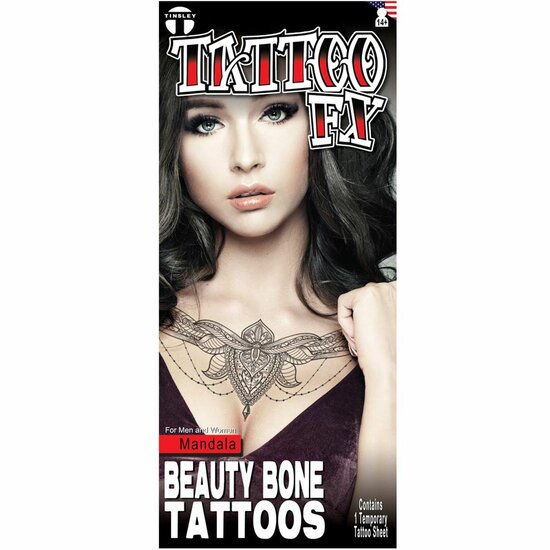 Plak Tattoo - Collar Bone Tattoo - Mandala