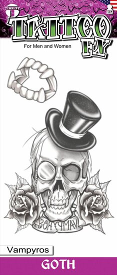 Plak Tattoo - Goth - Vampyros