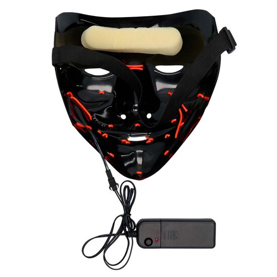 Masker Killer Smile - Voodoo met Licht - Halloween