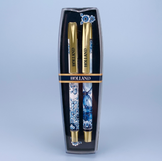 Pennenset - Delftsblauw - Cadeau Set - Pen Souvenir