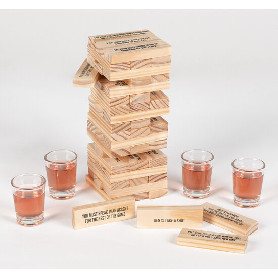 Yenga Tower Drinkspel - Drankspelletje - Party Game