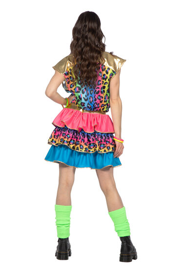 Foute Party Kostuum - Neon Panter - Dames