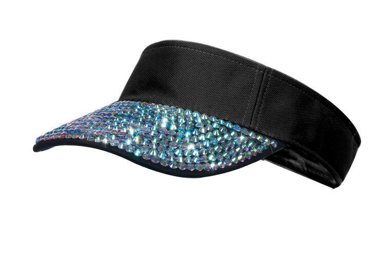 Festival Zonneklep - Strass Steentjes - Zwart