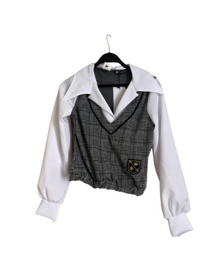 Schoolgirl Kostuum Ruitjes - Dames