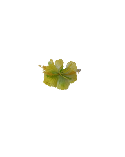 Tweedekans - Nieuw - Hawaii Haarclip - Decoratiebloem Assorti Kleuren - Geel