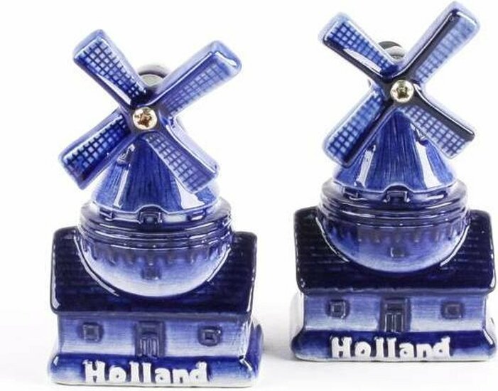 Peper & zout stel molen Delfts blauw