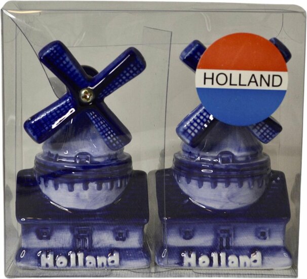 Peper & zout stel molen Delfts blauw