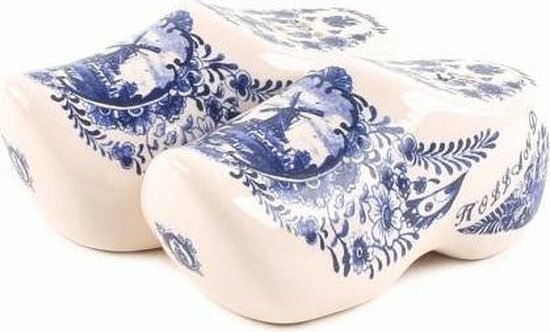 Peper & zout klompen Delfts blauw