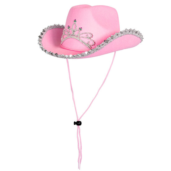 Cowboyhoed - Glimmer Roze - Kinderen