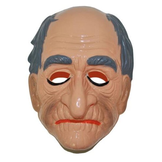 Abraham Masker - Plastic - Oude Man