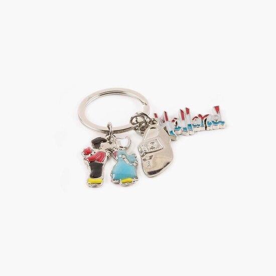 Sleutelhanger Souvenir - Kussend Paartje - Klomp - Holland