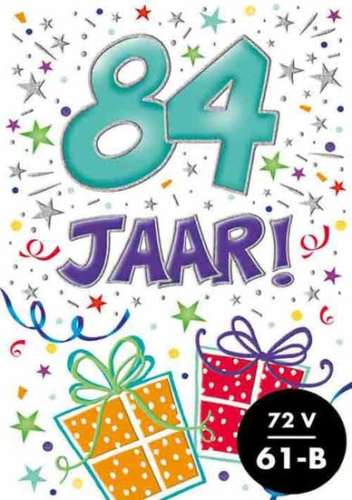 Verjaardagskaart That funny age 84 jaar