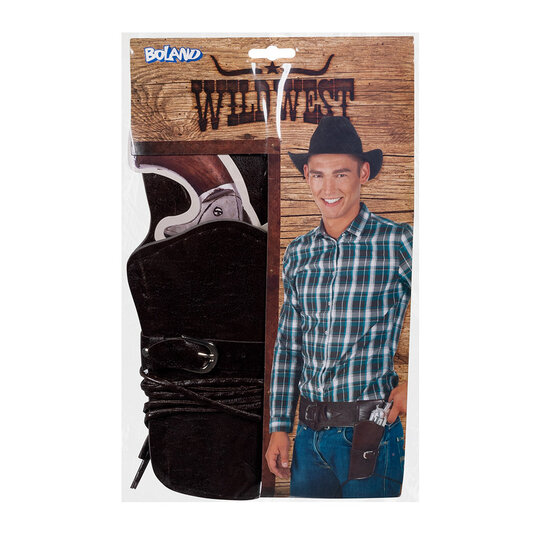 Cowboy Holster - Riem Bruin - Volwassenen