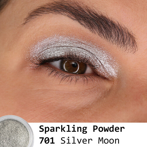 Grimas Glitters - Sparkling Powder - Zilver - 701 - 5 ml
