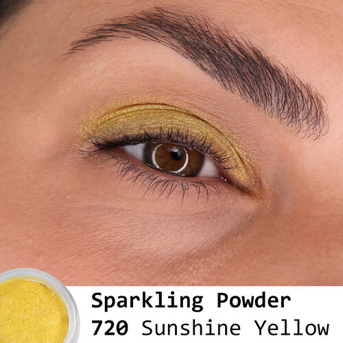 Grimas Glitters - Sparkling Powder - Geel - 720 - 5 ml