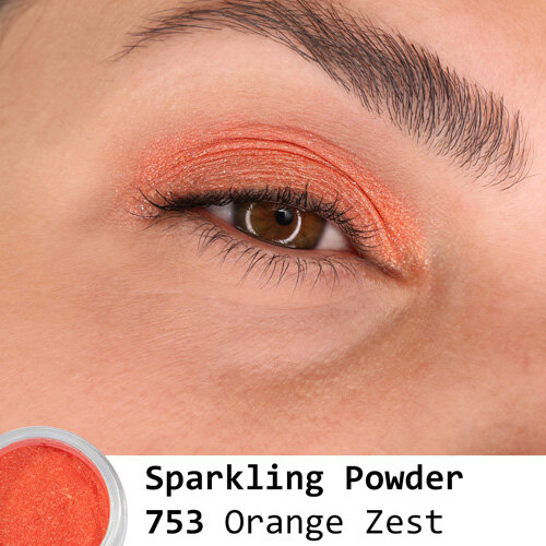 Grimas Glitters - Sparkling Powder - Oranje - 753 - 5 ml