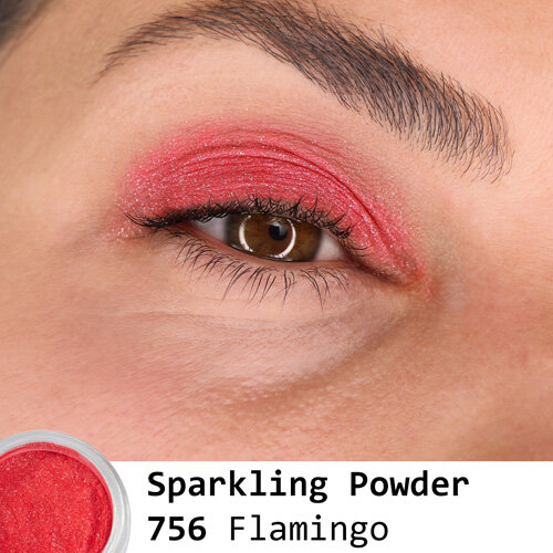 Grimas Glitters - Sparkling Powder - Roze - 756 - 5 ml