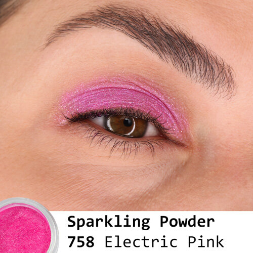 Grimas Glitters - Sparkling Powder - Fuchsia - 758 - 5 ml