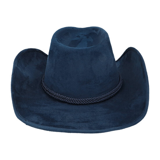 Cowboyhoed Sheriff Tennessee - Suede Blauw - Volwassenen 