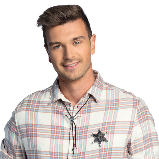 Sheriff Ketting en Ster - Cowboy en Indianen - Set 2-delig